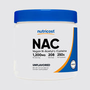 Nutricost N-Acetyl L-Cysteine (NAC) 1200mg - 250g