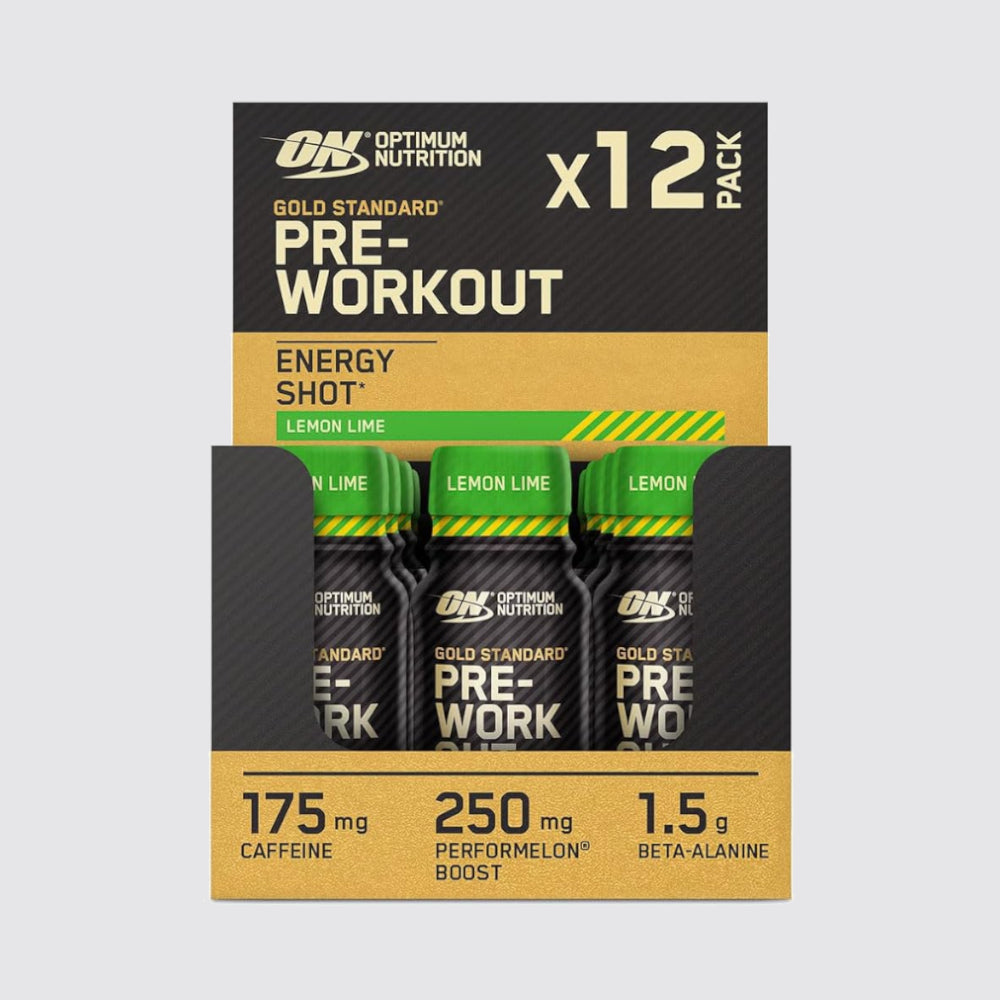 Optimum Nutrition Gold Standard Pre-Workout Shot 60ml - Pack of 12