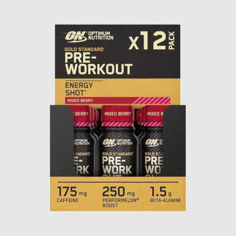 Optimum Nutrition Gold Standard Pre-Workout Shot 60ml - Pack of 12