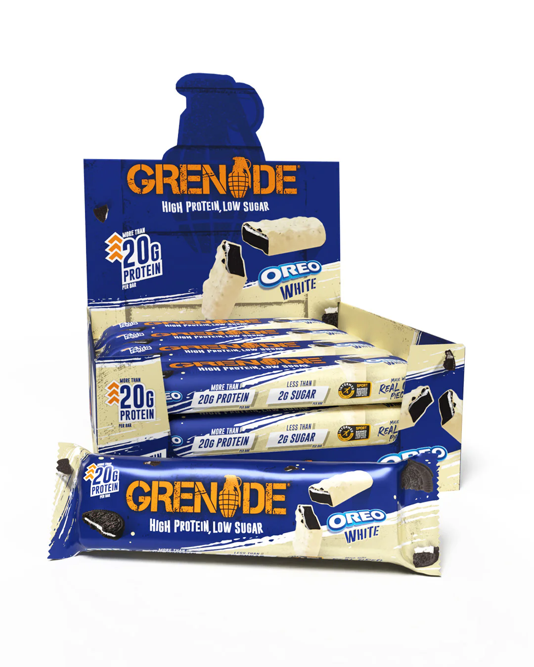 Grenade High Protein Low Sugar Bar 35g - Pack of 18