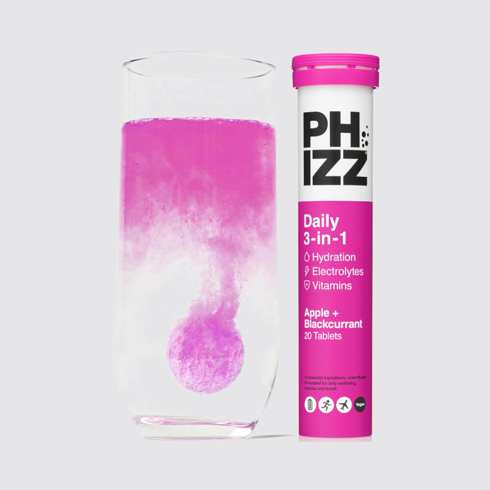 Phizz 3-in-1 Multivitamin & Rehydration Electrolyte Effervescent - 20 Tablets
