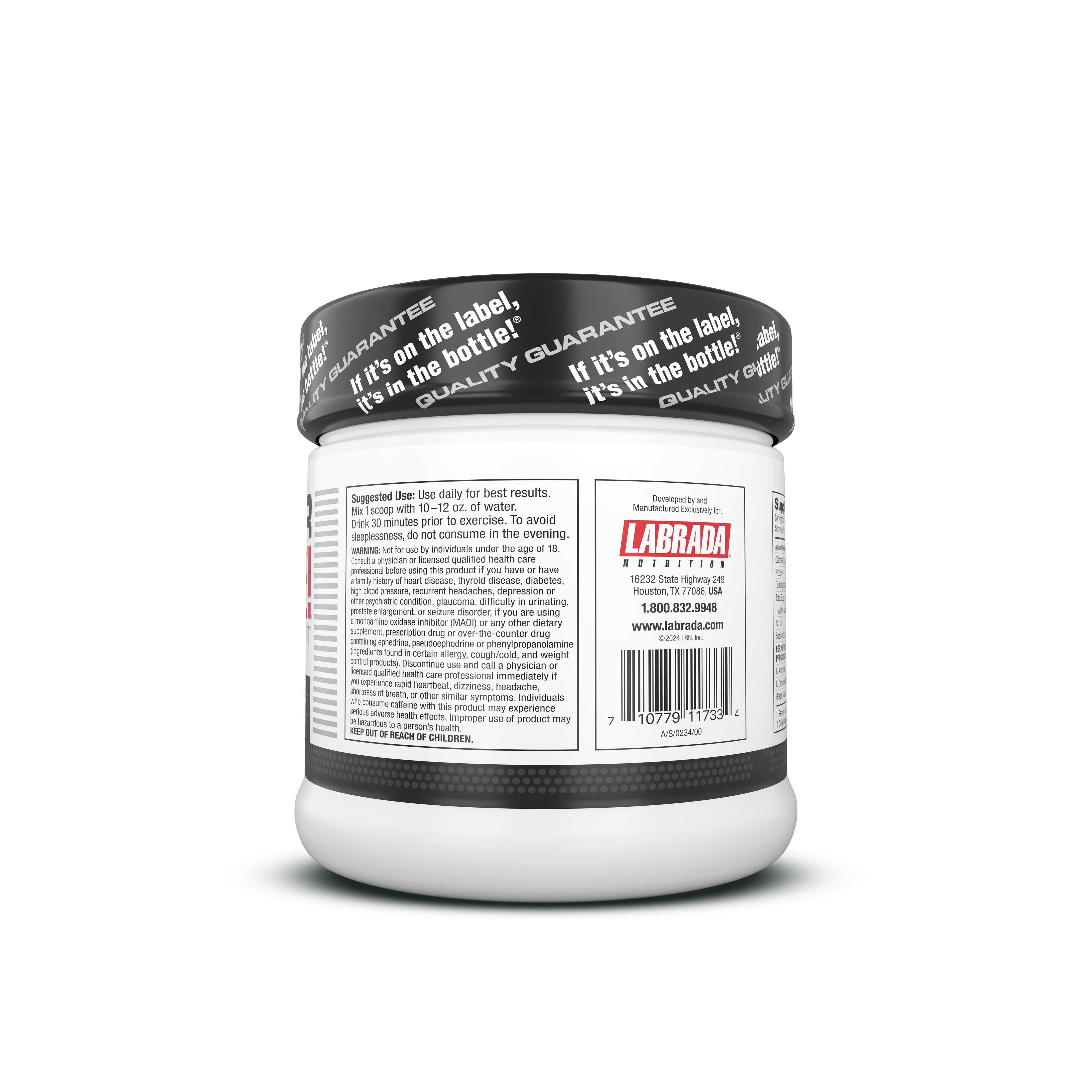 Labrada Super Charge Pre-Workout Concentrate - 315g