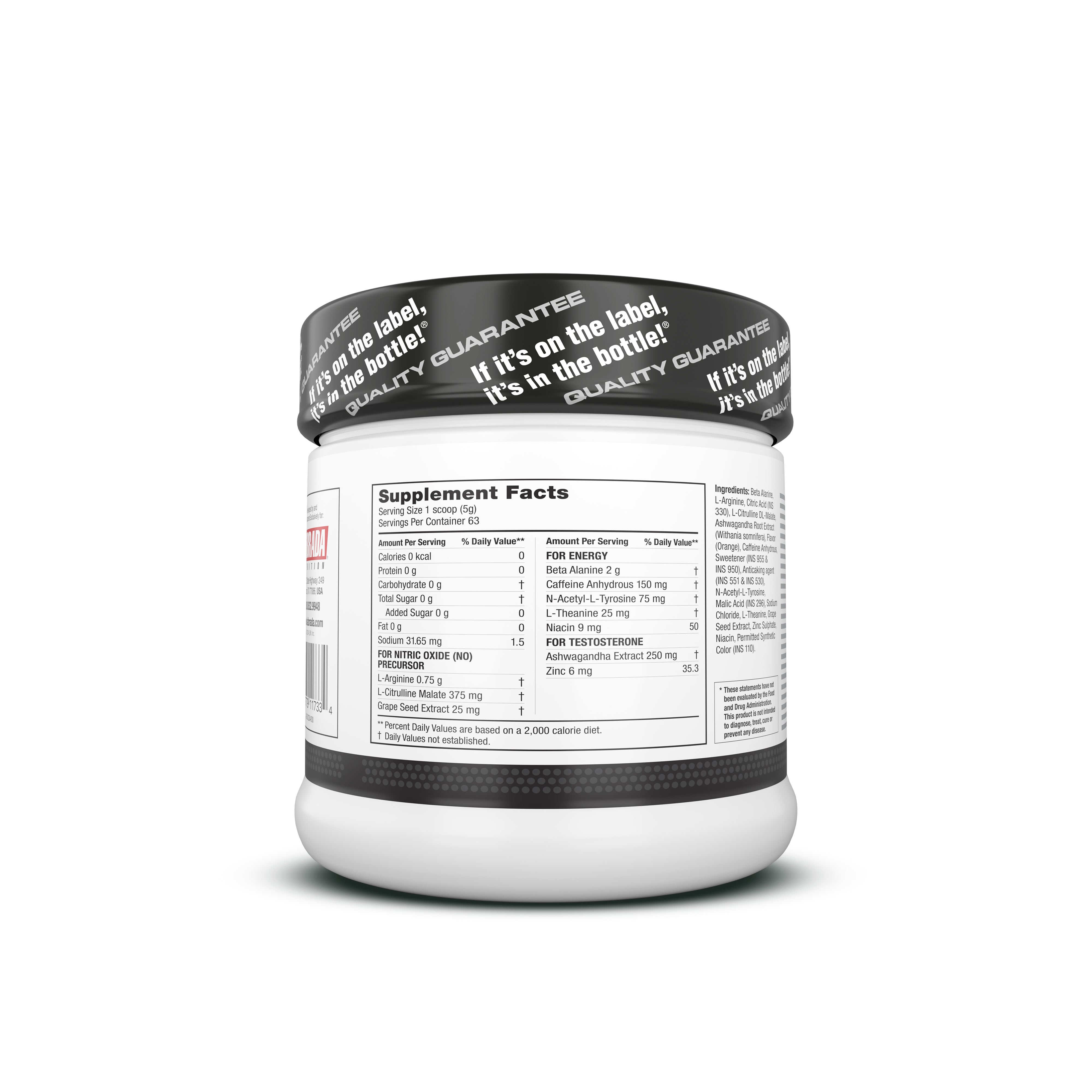 Labrada Super Charge Pre-Workout Concentrate - 315g