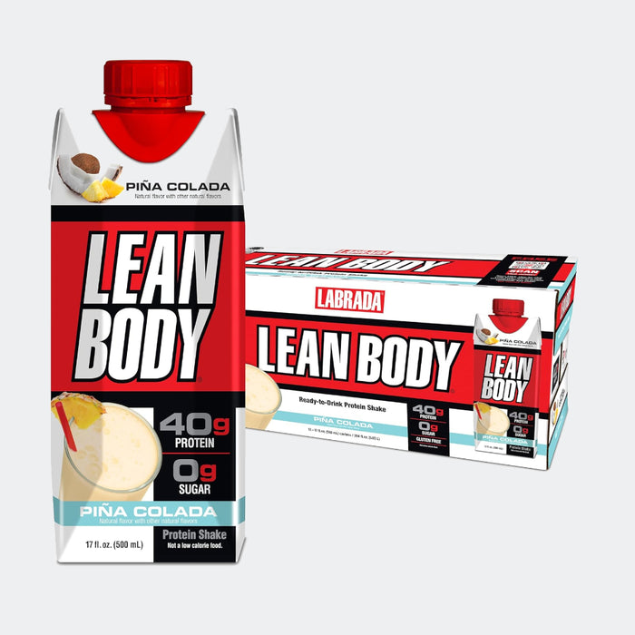 Labrada Lean Body Ready-to-Drink Protein Shake - 500ml , No Sugar, Gluten Free