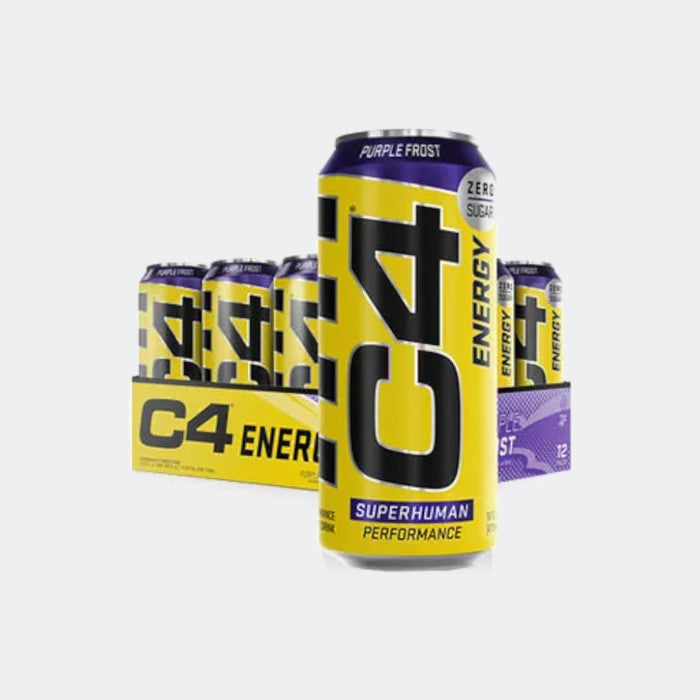 Cellucor C4 Carbonated Zero Sugar Pre Workout Energy Drink 16 Fl oz, Pack of 12