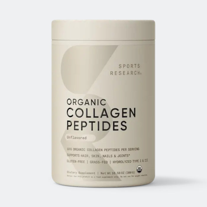 Sports Research Organic Collagen Peptides 300g, Unflavoured