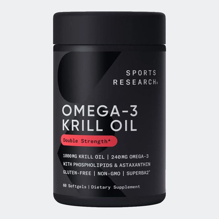 Sports Research Antarctic Krill Oil 1000mg Softgels Omega 3 EPA & DHA