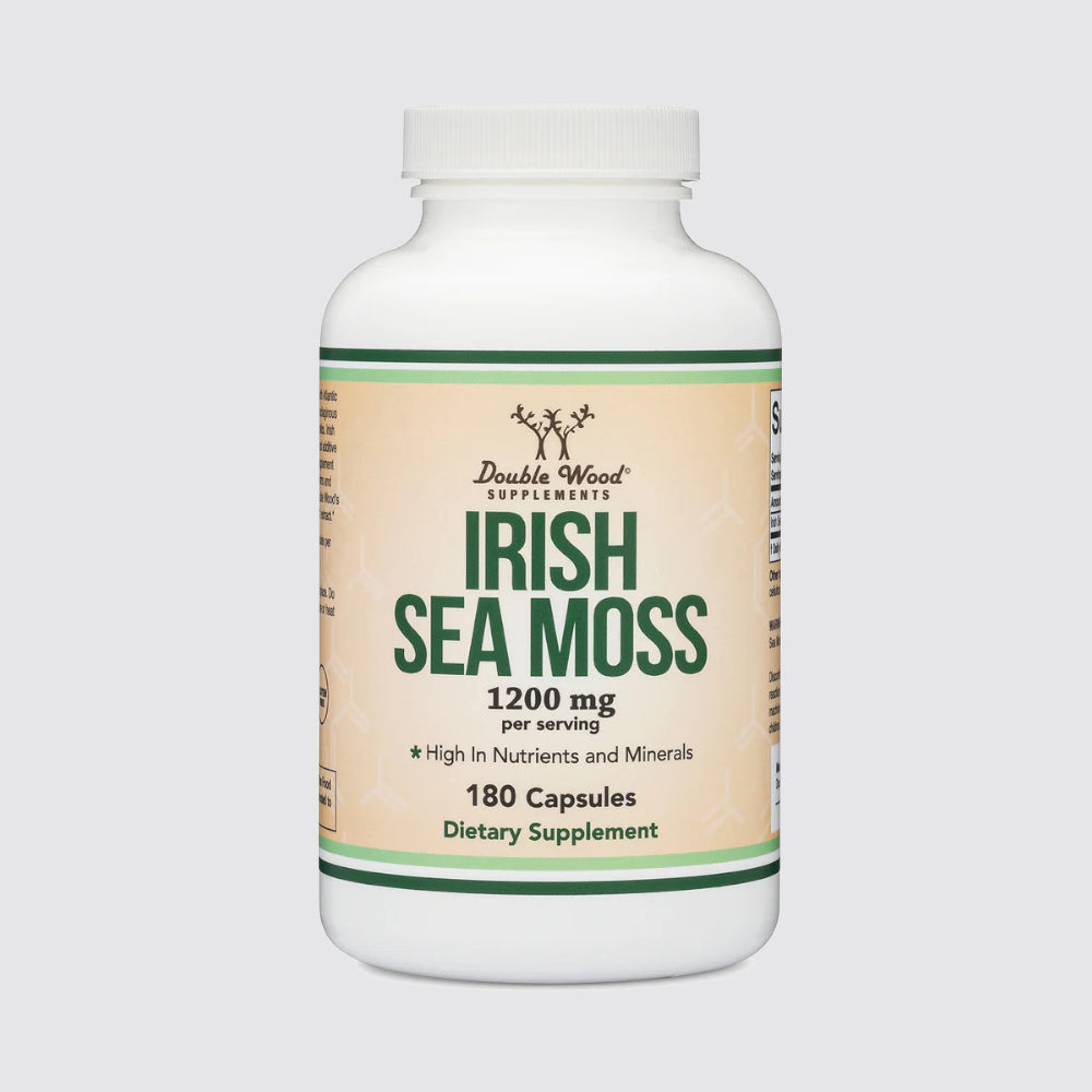 Double Wood Supplements Irish Sea Moss 1200mg - 180 Capsules