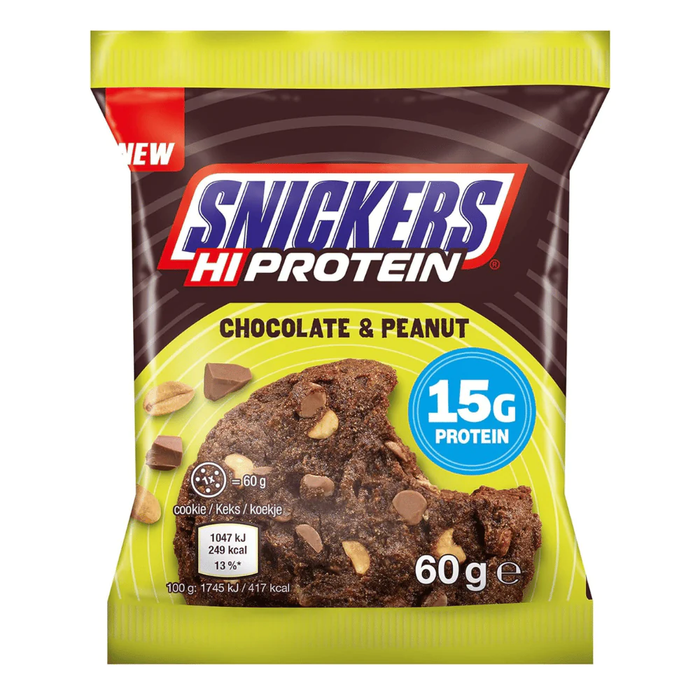 Snickers Protein Cookie Chocolate and Peanut 12 x 60g