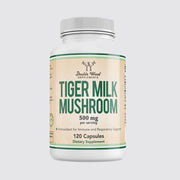 Double Wood Supplements Tiger Milk Mushroom 500mg - 120 Capsules
