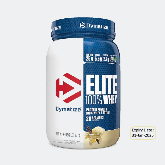 Dymatize Elite 100% Whey Protein Powder 907g, 26 Serving fast-absorbing protein