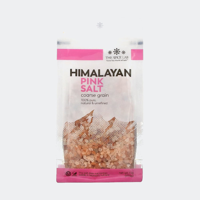 The Spice Lab Himalayan PInk Salt Coarse Grain, 1lb(453g)