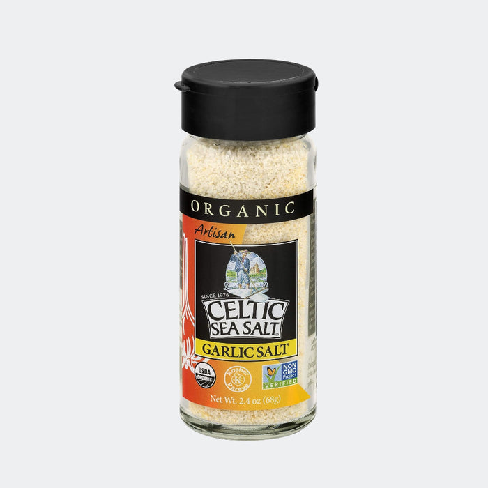 Celtic Sea Salt Organic Garlic Salt 2.4oz 68g