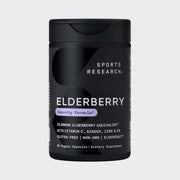 Sports Research Elderberry Capsules with Vitamin D3, Zinc & Vitamin C - 60 Veggie Capsules