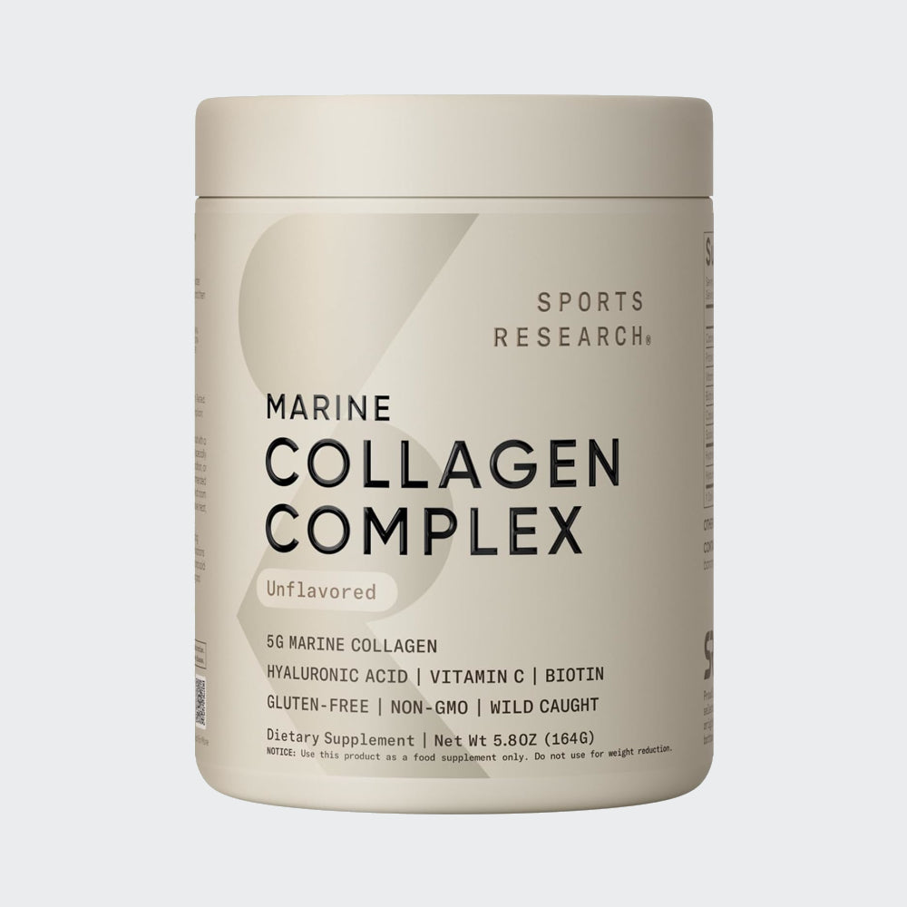 Sports Research Marine Collagen Beauty Complex powder with Vitamin C & Biotin - 30 serving