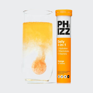 Phizz Electrolytes, Multivitamin & Hydration Tablets, Orange - 20 Tablets