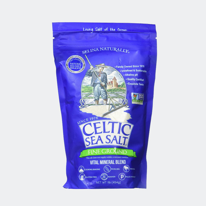 Celtic Sea Salt, Fine Ground, Vital Mineral Blend