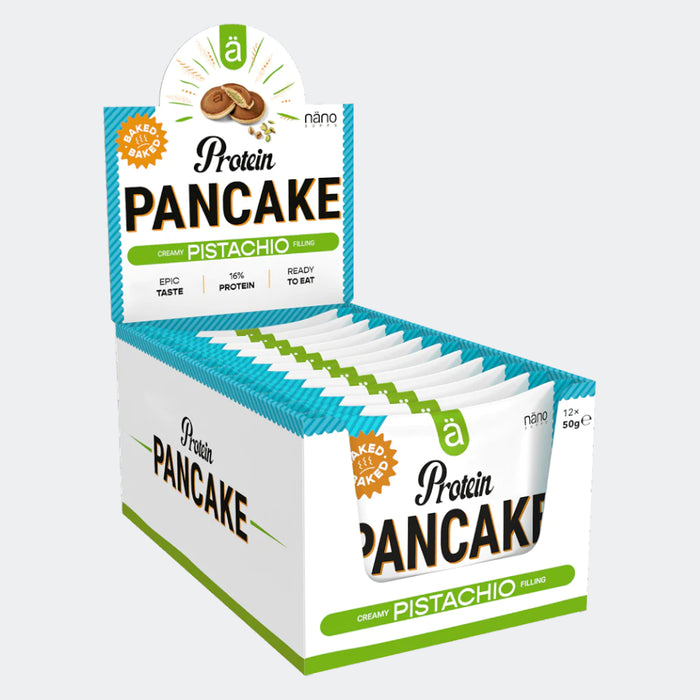 NANO Supps Protein Pancake (12 x 50g), Low in Calories, No Added sugars