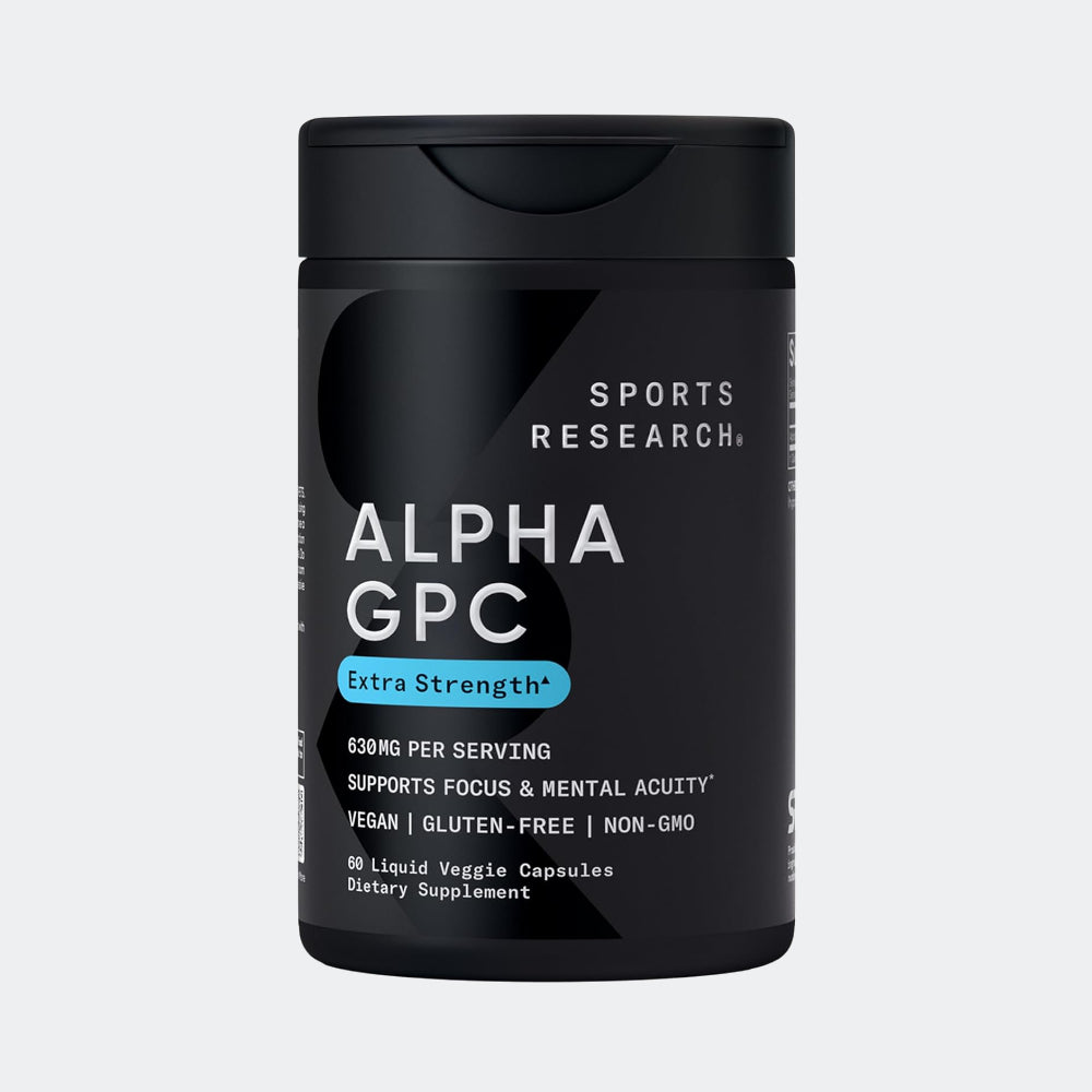 Sports Research Alpha GPC 630mg - Focus and Cognitive Support