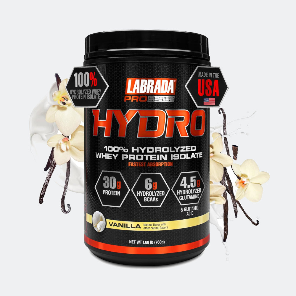 Labrada PRO SERIES HYDRO 100% Hydrolyzed Whey Protein Isolate, 1.7lb