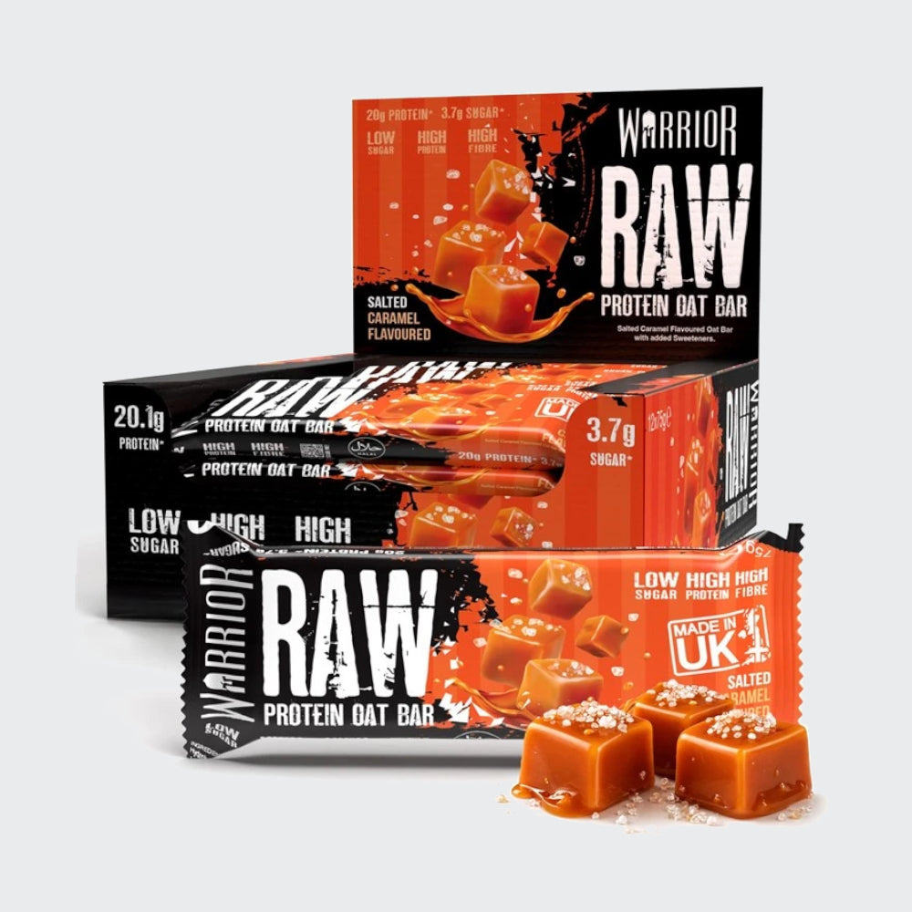 Warrior RAW Protein Bars 75g - Pack of 12