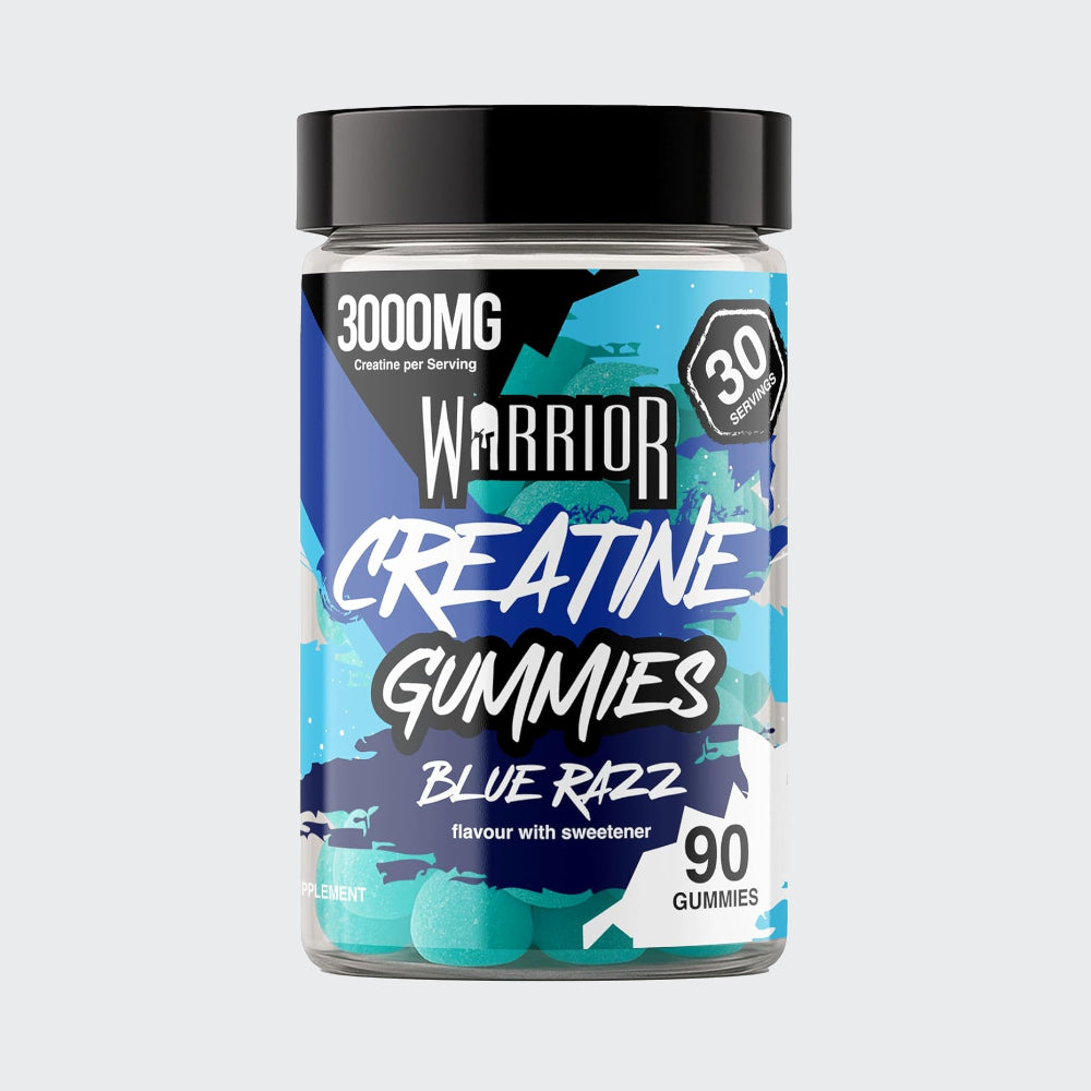 Warrior Creatine Monohydrate 3000mg Blue Razz - 90 Gummies