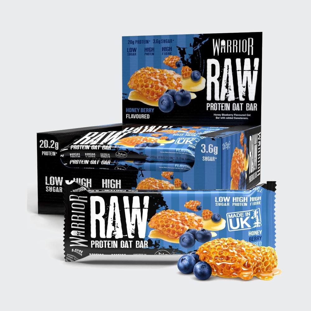 Warrior RAW Protein Oat Bar 75g - Pack of 12