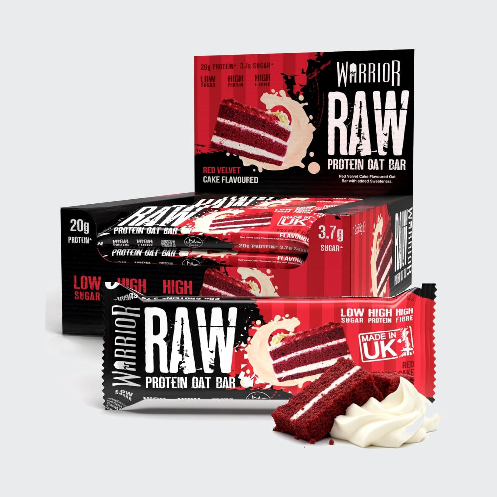 Warrior RAW Protein Oat Bar 75g - Pack of 12