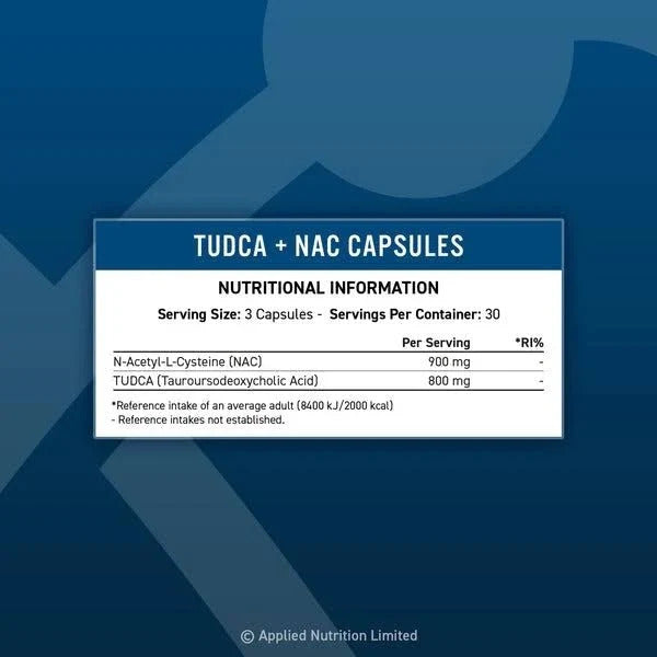 Applied Nutrition Tudca + NAC - 90 Capsules