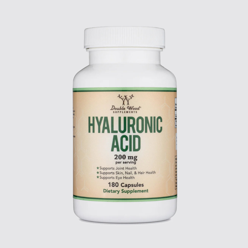 Double Wood Supplements Hyaluronic Acid 200mg - 180 Capsules