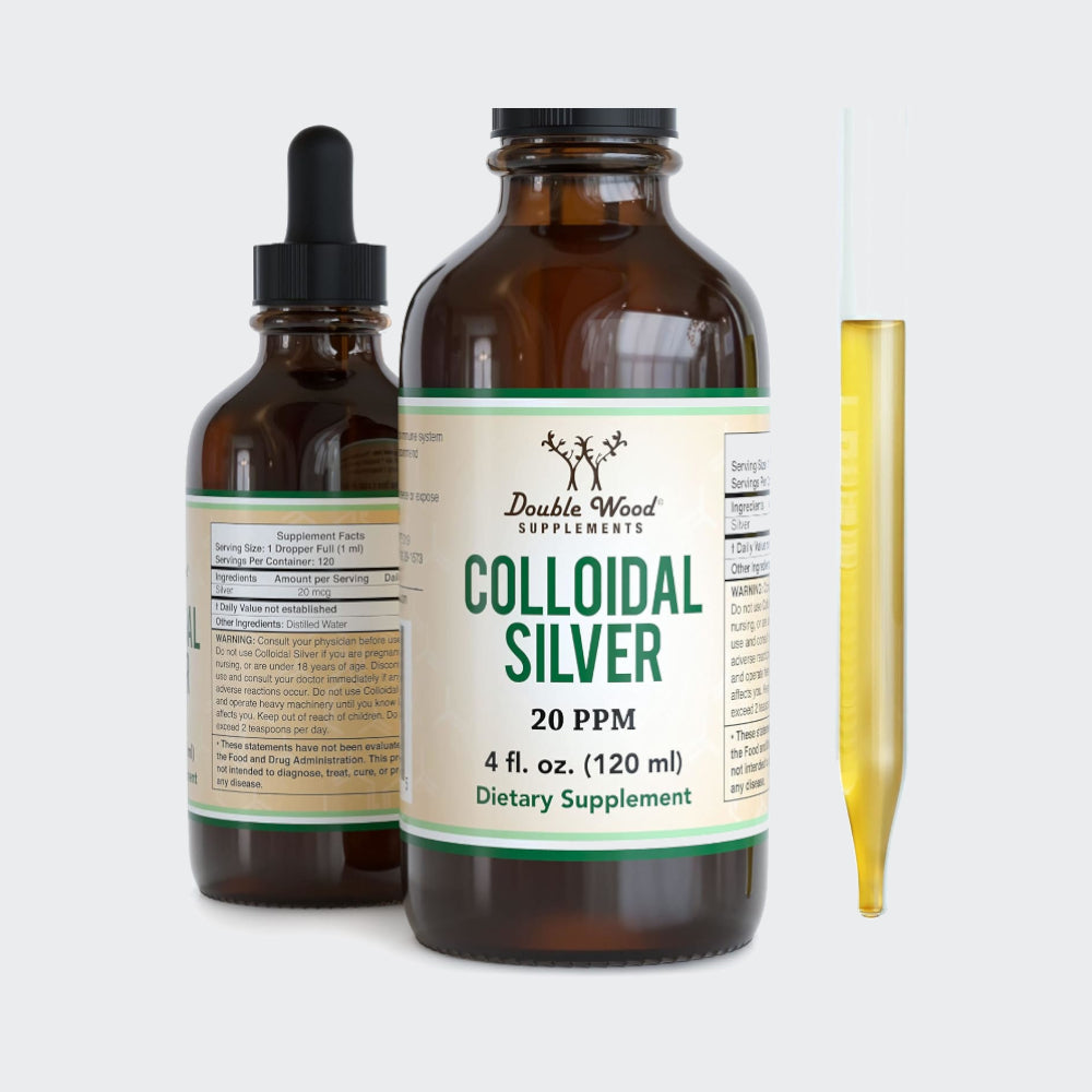 Double Wood Supplements Colloidal Silver Supplement 120ml