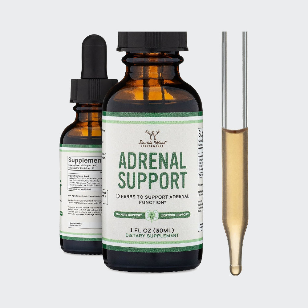 Double Wood Supplements Adrenal Support Drops 30ml