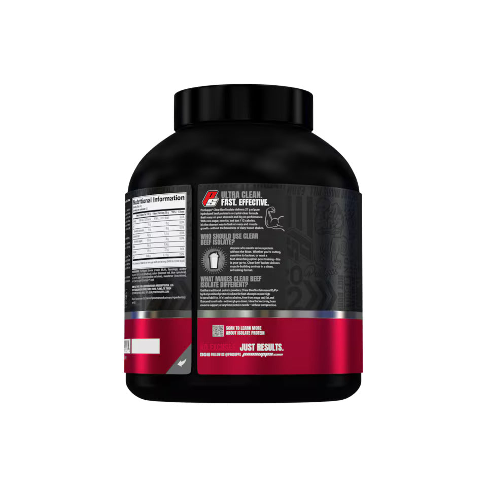 Prosupps Beef Protein Isolate 4lb - Supports strength, performance, and post-workout recovery