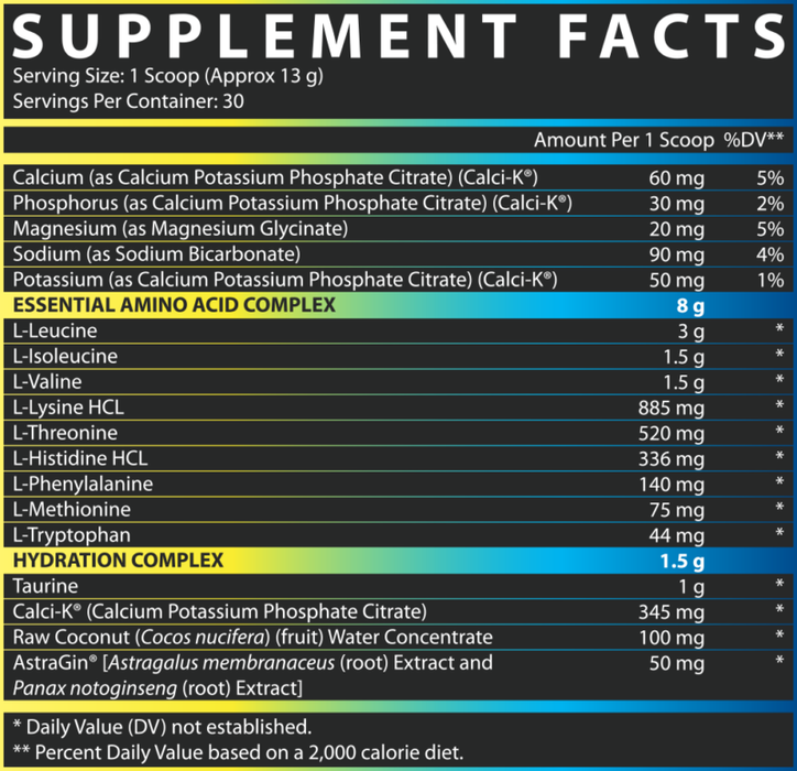 Nutrex Research EAA+Hydro 30 Serving, 390g