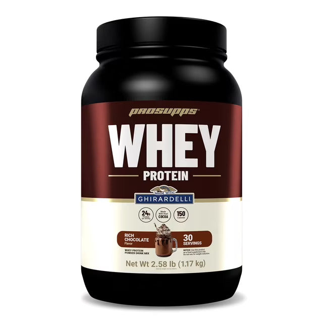Prosupps Whey Protein Ghirardelli 5lb - Rich Chocolate