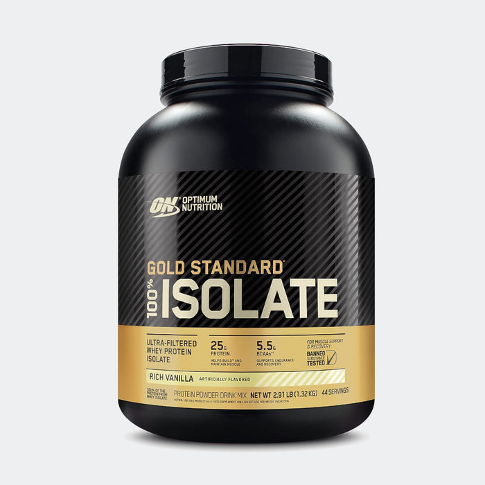 Optimum Nutrition Gold Standard 100% Isolate, Muscle Support & Recovery