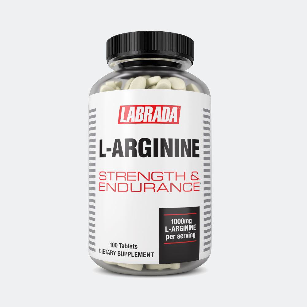 Labrada L-Arginine, 100 Veg Caps - Promotes Strength and Endurance