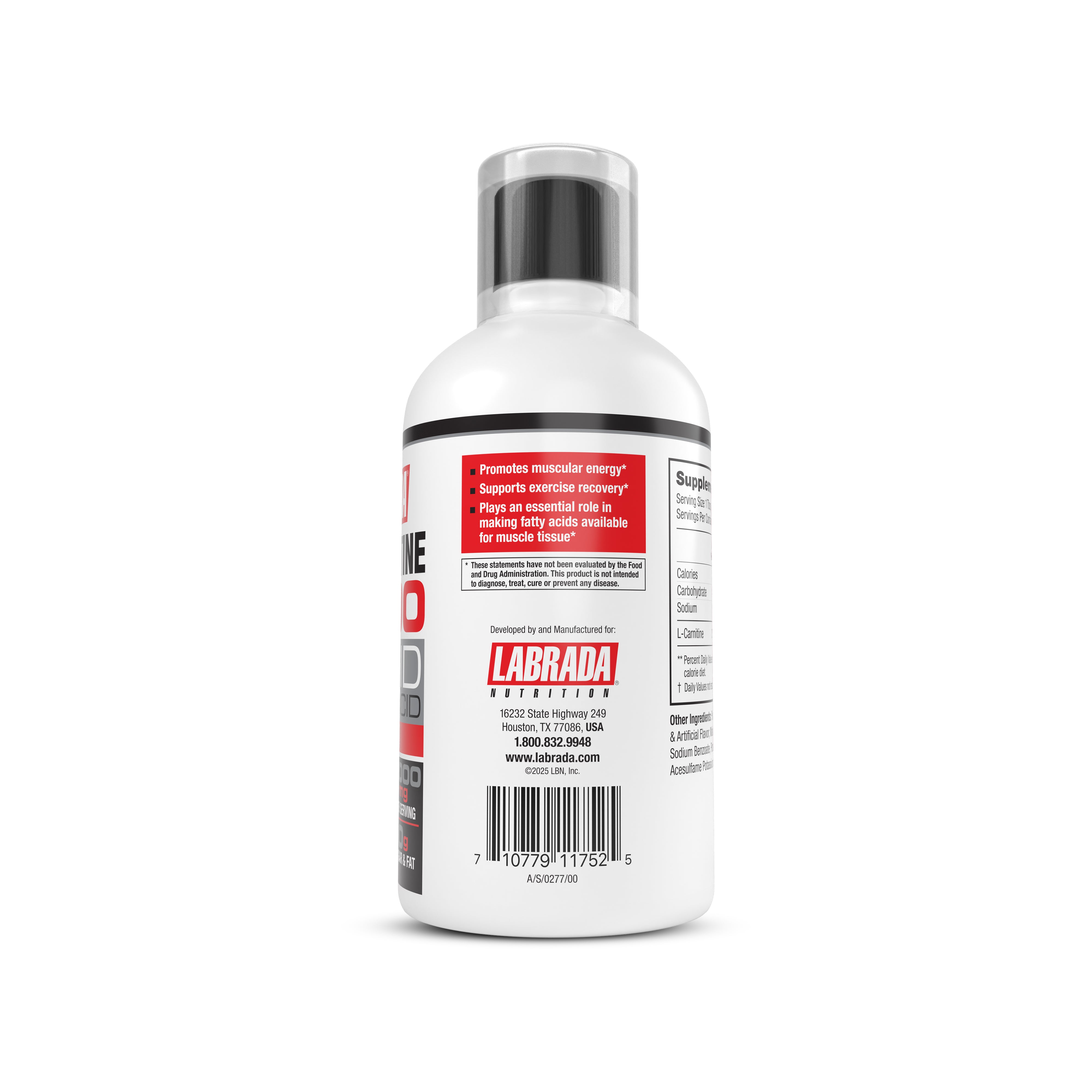 Labrada L-Carnitine 3000 - 450ml, Liquid Amino Acid With 0g Sugar (30 PROTEIFY Labrada L-Carnitine 3000 - 450ml, Liquid Amino Acid With 0g Sugar (30 PROTEIFY