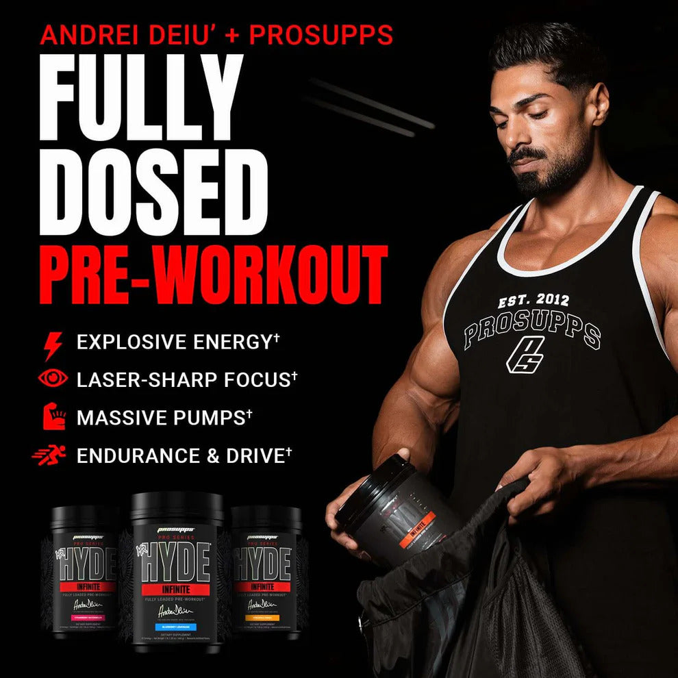 ProSupps Hyde Infinite Fully Dosed Pre Workout Powder - 1lb