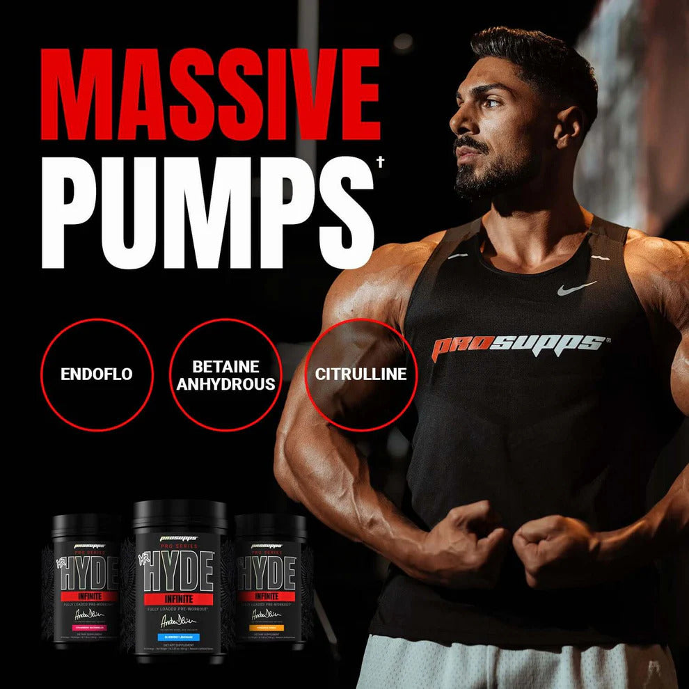 ProSupps Hyde Infinite Fully Dosed Pre Workout Powder - 1lb