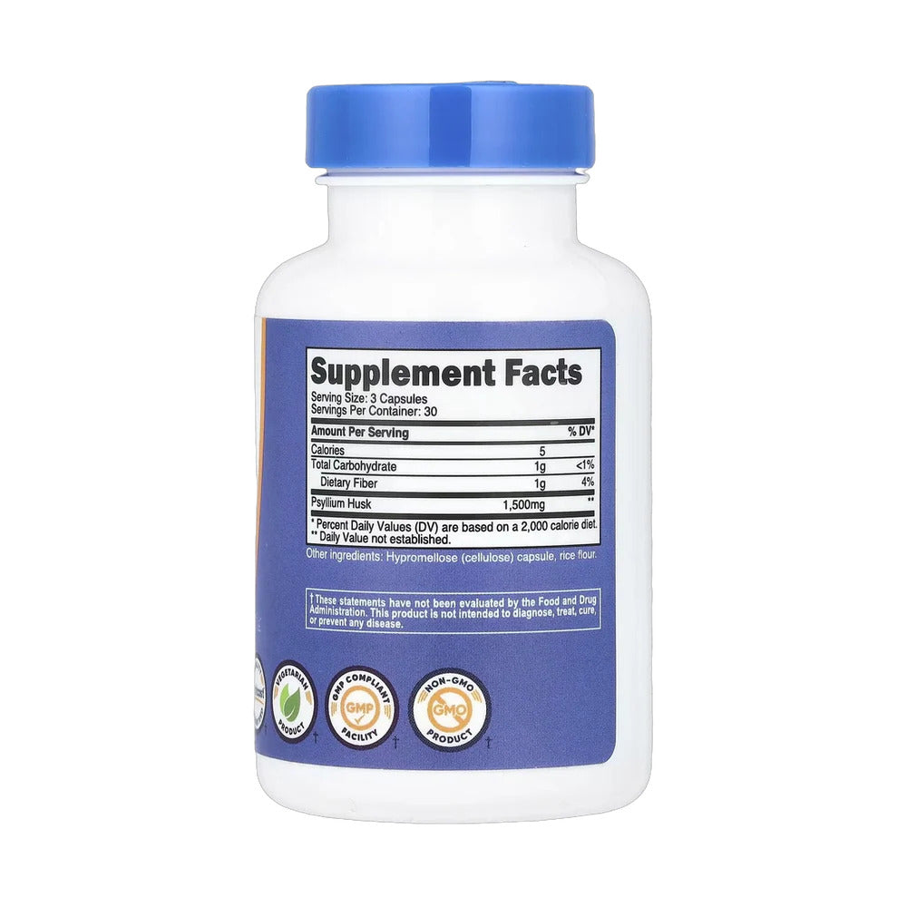 Nutricost Psyllium Husk 1500mg - 90 Capsules