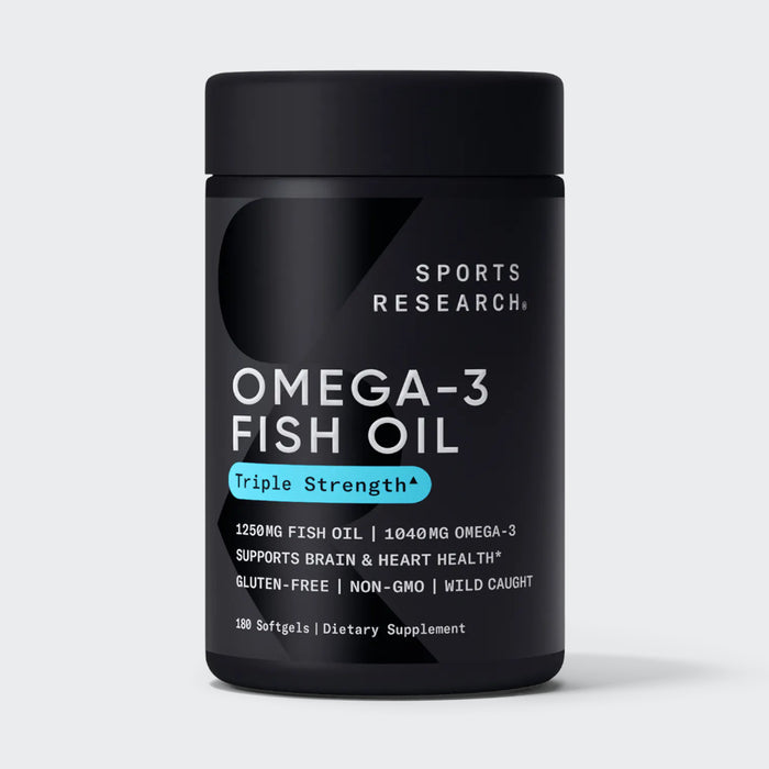 Sports Research Triple Strength Omega-3 Fish Oil 1250mg