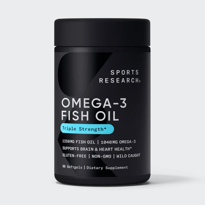 Sports Research Triple Strength Omega-3 Fish Oil 1250mg