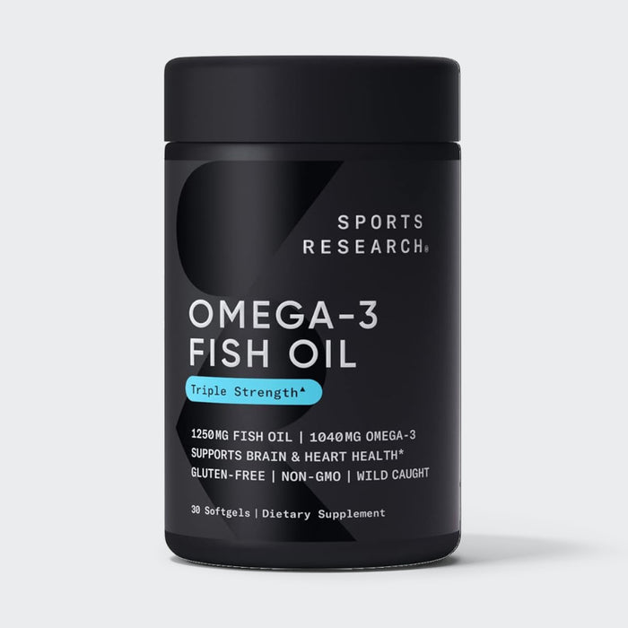 Sports Research Triple Strength Omega-3 Fish Oil 1250mg