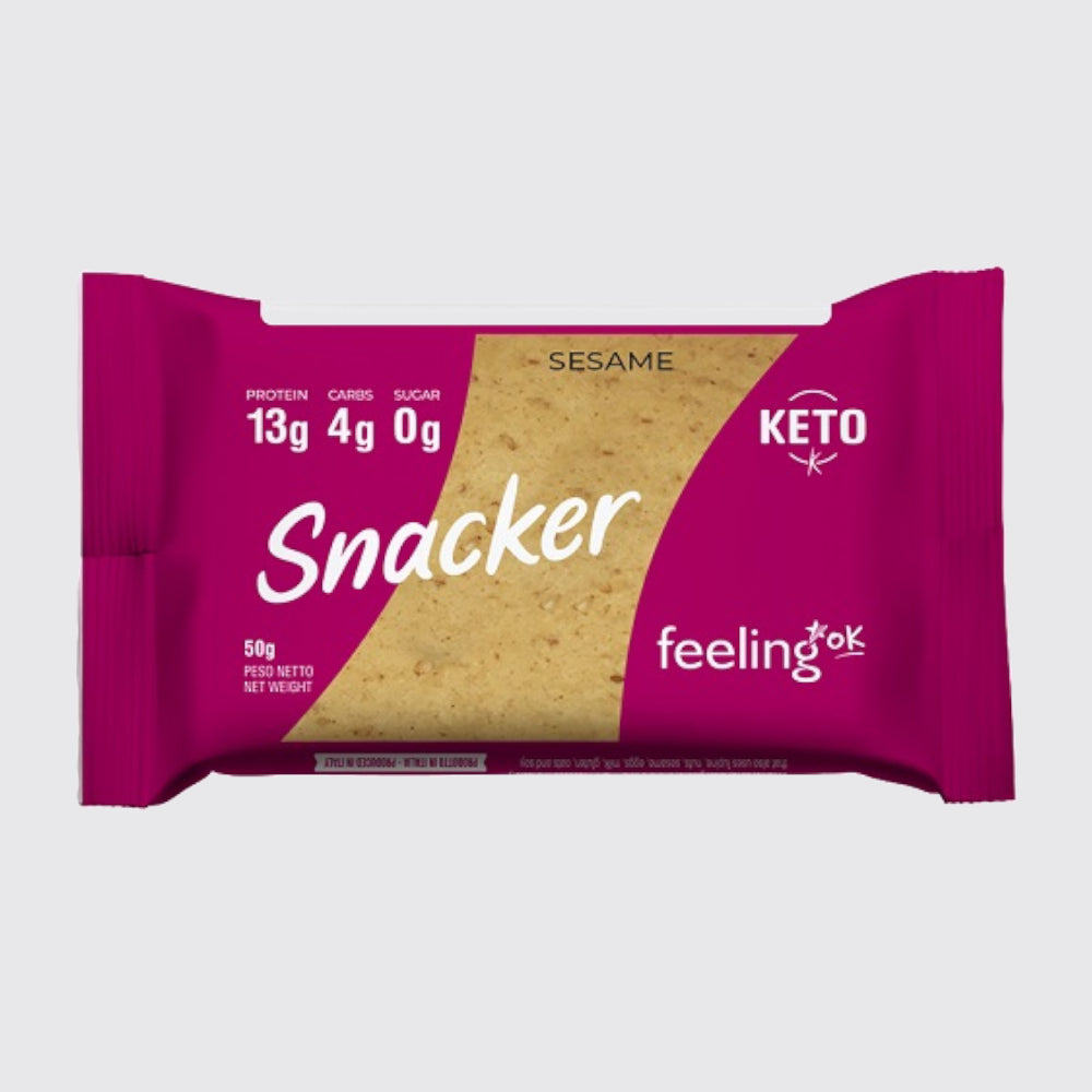 Feeling Ok Protein Snacker 50g - Keto Friendly - Clearance Sale