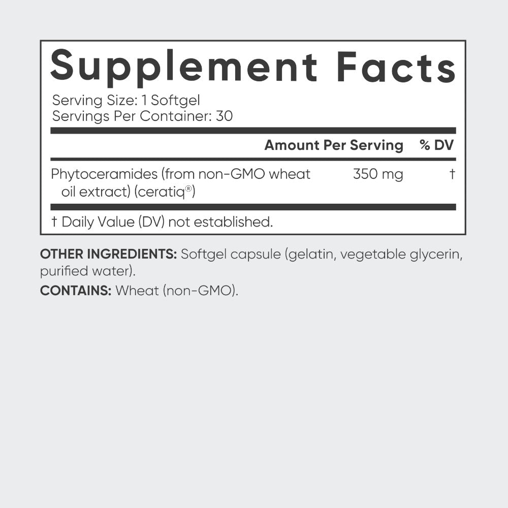 Sport Research Phytoceramides Skin Hydration 350mg 30 softgels