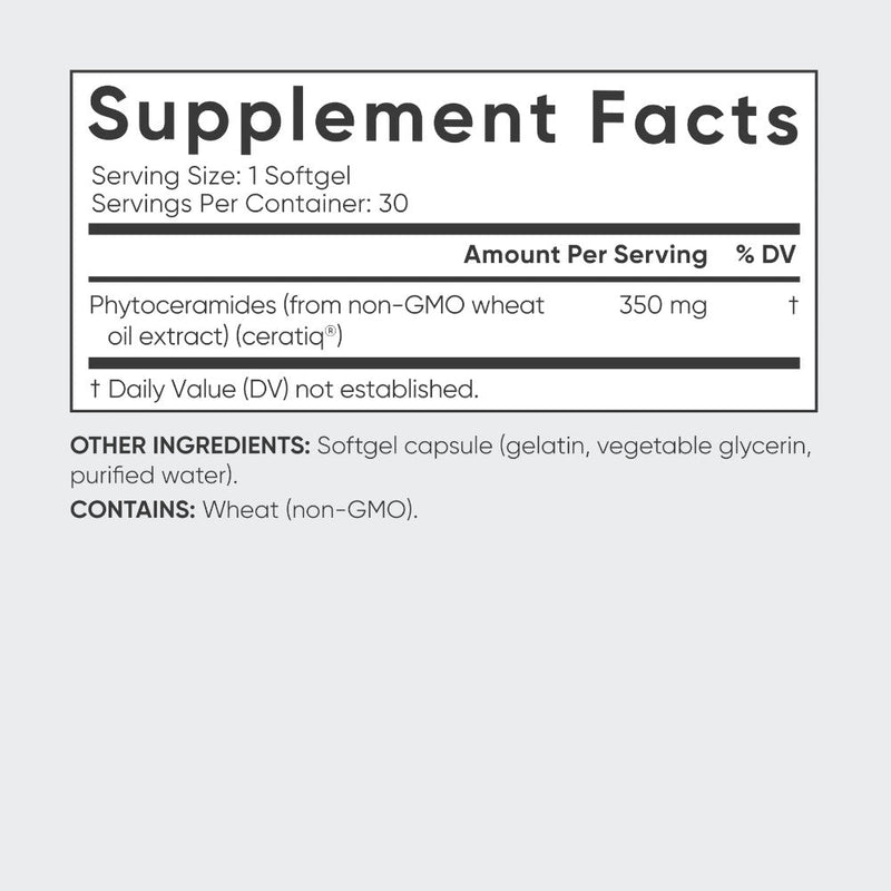 Sport Research Phytoceramides Skin Hydration 350mg 30 softgels