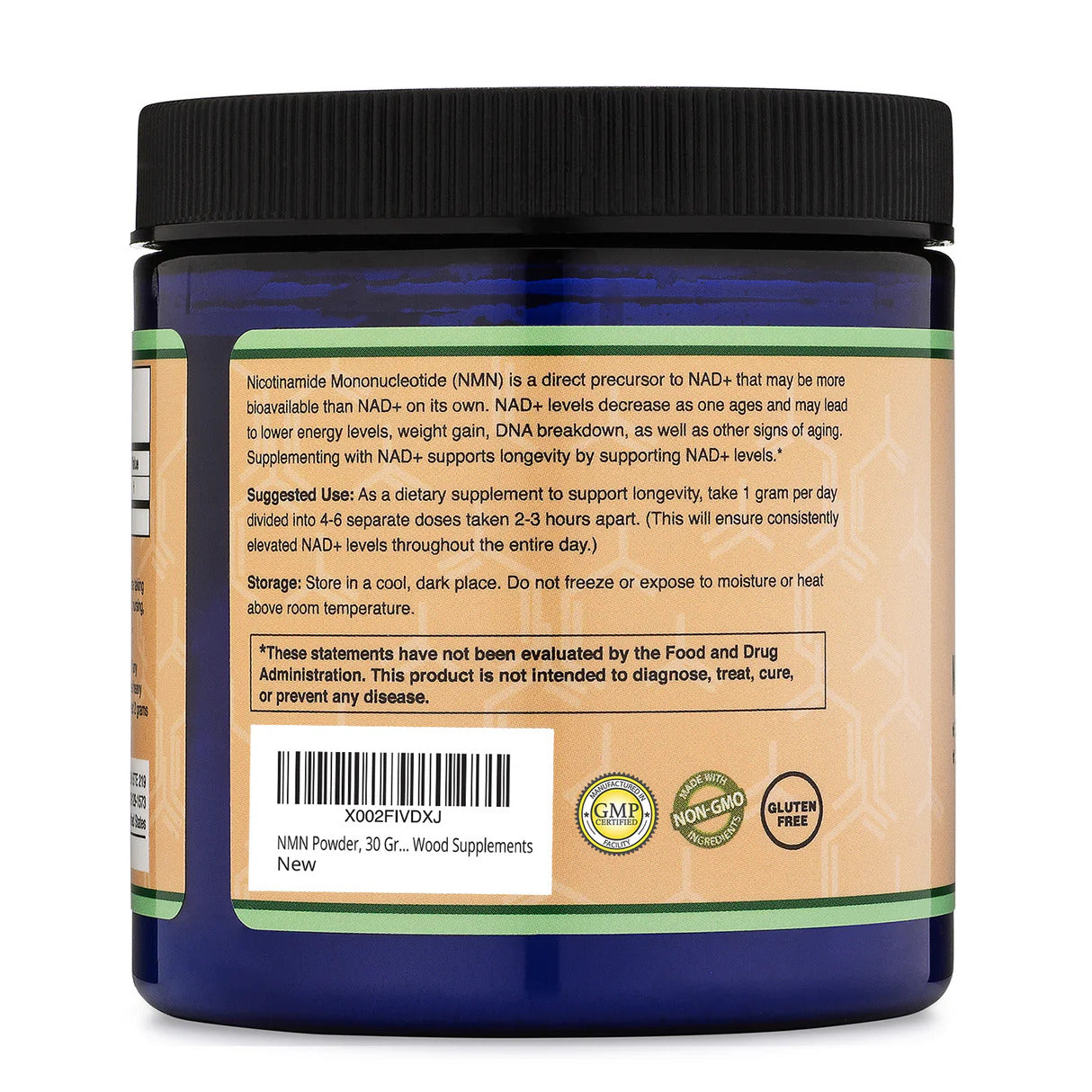 Double Wood Supplements Nicotinamide Mononucleotide Powder 30g