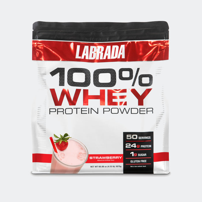 Labrada Nutrition 100% Whey Protein 50 Servings, Gluten Free 29g Protein