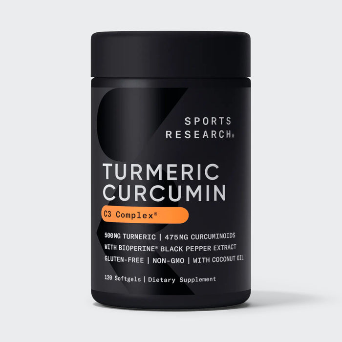 Sports Research C3 Complex Turmeric Curcumin With BioPerine 500MG